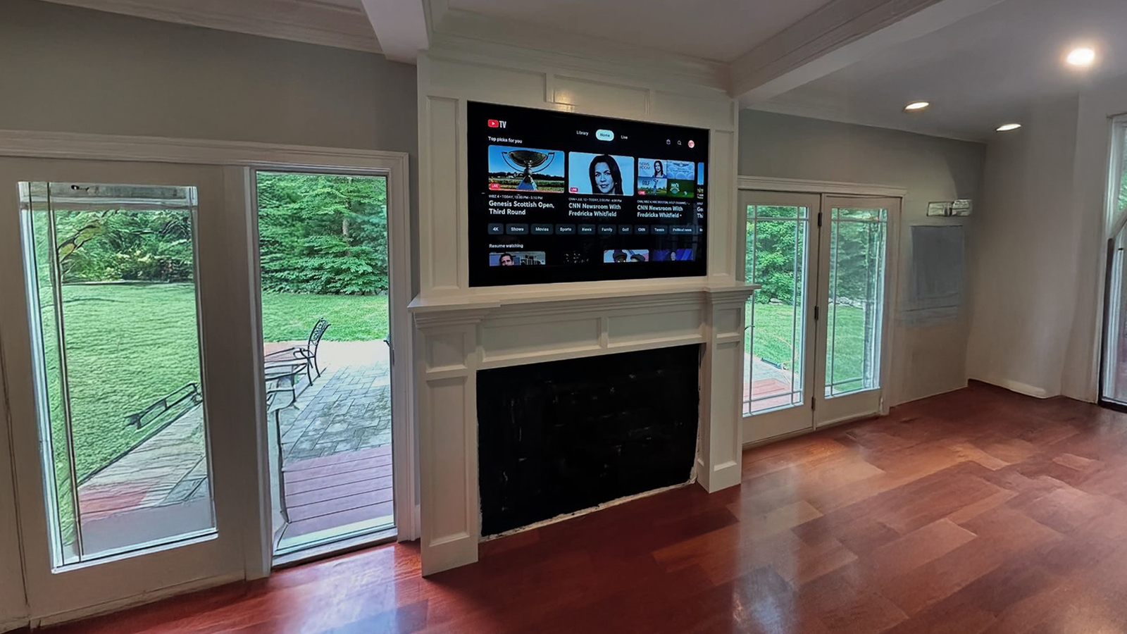 Interior painting · Living space & trim